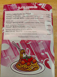 La Cantine - Pizzeria à Argelès-Gazost menu