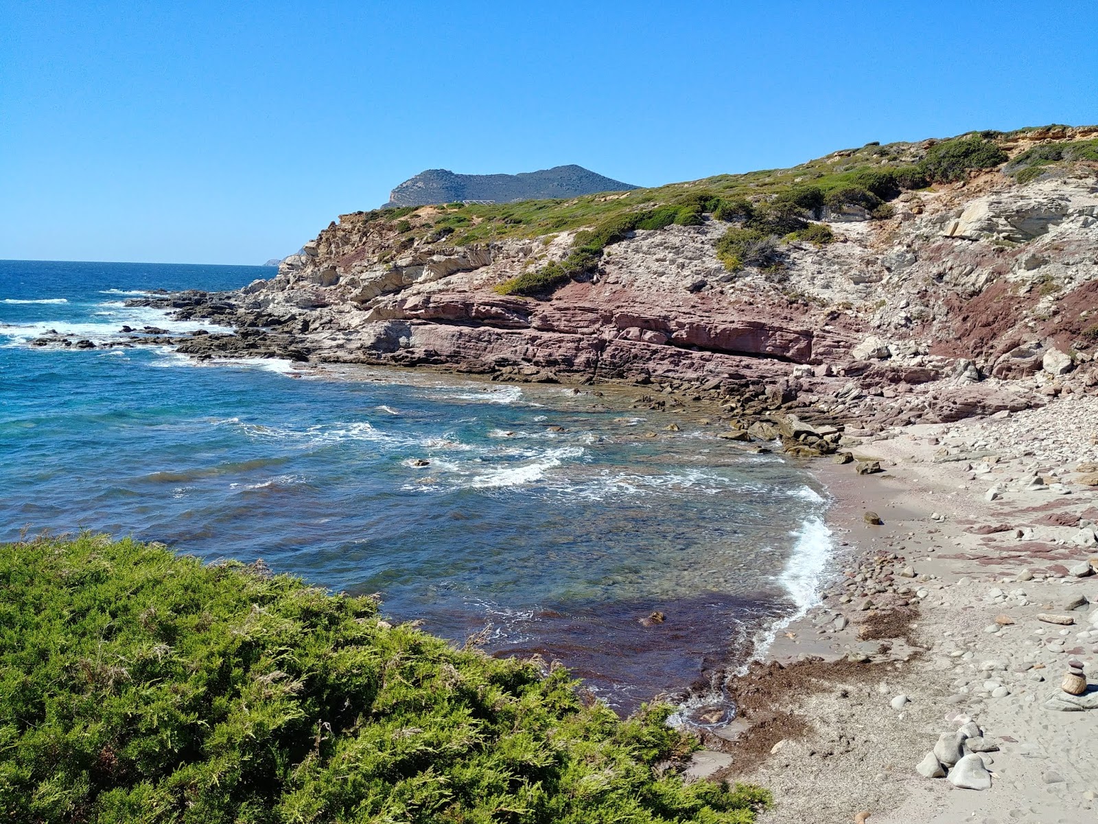 Foto von Cala Bantine Sale mit kleine bucht