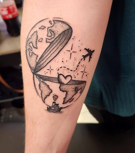 Explore tattoos on face ideas, creative tattoo ideas in Meridian, available at Burn The Boats Tattoo