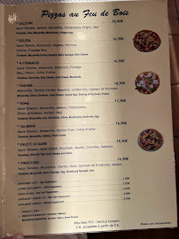 Pizzeria Roma à Saint-Raphaël (le menu)