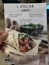 Burrito du Restaurant turc L'atelier Dürüm à Paris - n°4