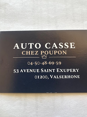 Auto Casse chez poupon à Valserhône