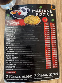 Carte du Marjane Pizz's à Strasbourg