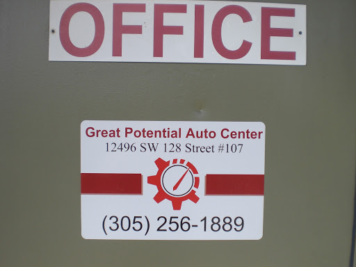 Auto Repair Shop «Great Potential Auto Center», reviews and photos, 12496 SW 128th St #107, Miami, FL 33186, USA