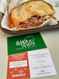 Sandwicherie Santa Gusto à Marseille (le menu)