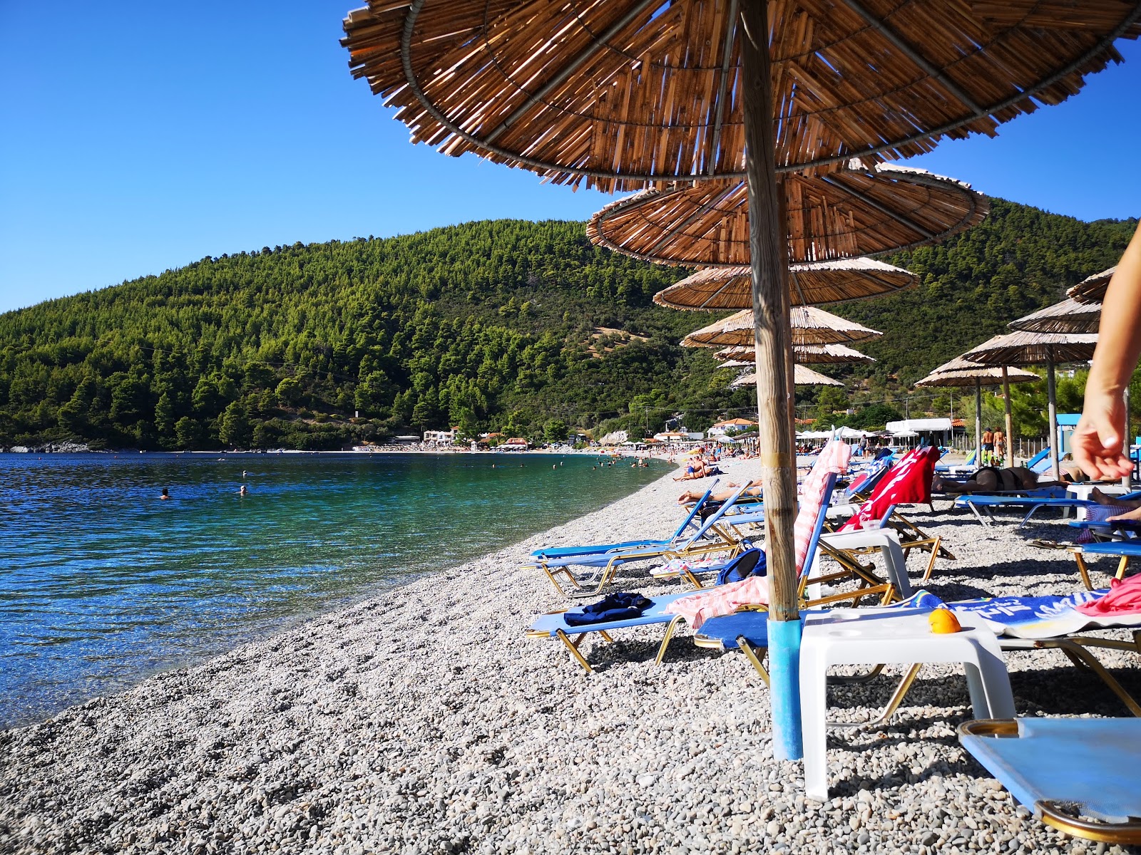 Photo of Panormos beach amenities area
