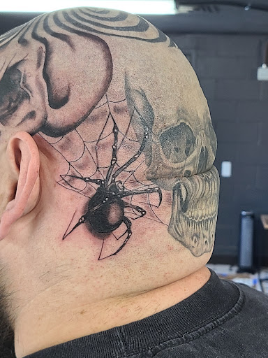 Explore fingerprint heart tattoo ideas, creative tattoo ideas in Pahrump, available at Social Suicide Tattoos