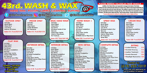 Car Wash «43rd Car Wash», reviews and photos, 1128 S 43rd St, San Diego, CA 92113, USA