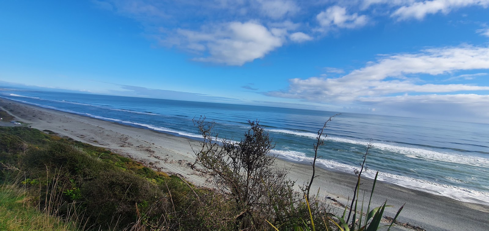 Foto van Point Elizabeth Beach met grijze fijne kiezelsteen oppervlakte