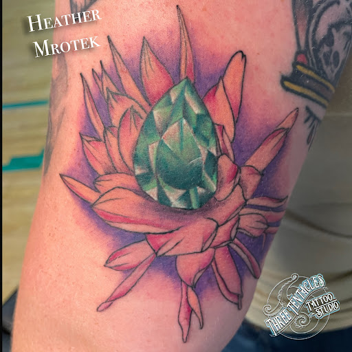 Explore shoulder tattoo ideas for females, creative tattoo ideas in Hayward, available at Three Tentacles Tattoo Studio