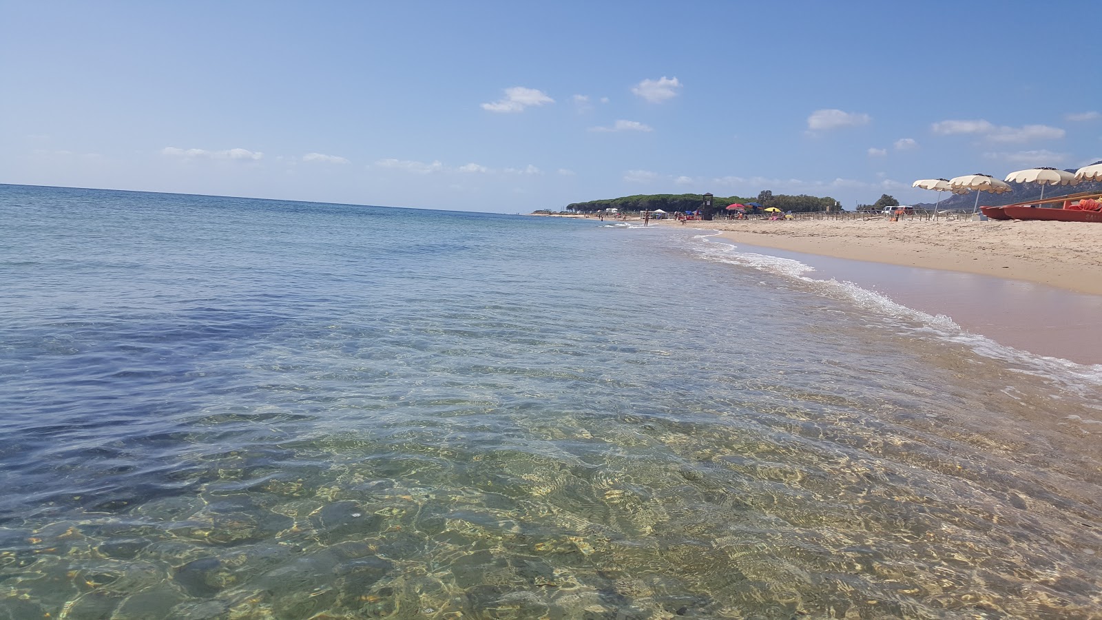 Zdjęcie Plaża Campumatta z przestronna plaża