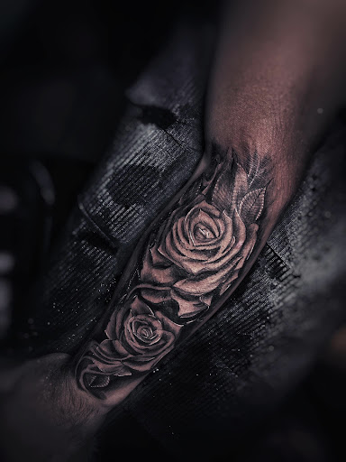 Explore dob tattoo ideas, creative tattoo ideas in Lavonia, available at 1890 Tattoo Co.