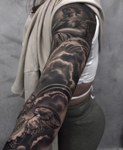 Explore serenity tattoo ideas, creative tattoo ideas in Hollywood, available at Sacred Eye Tattoos