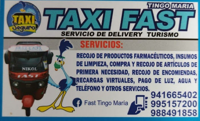 TAXI FAST TINGO MARIA - Servicio de taxis