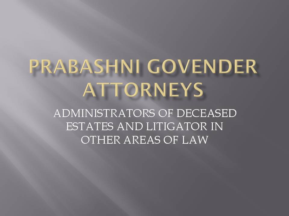 Prabashni Govender Attorneys