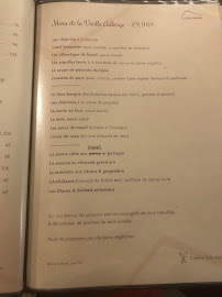 La Vieille Auberge à Saint-Jean-de-Luz menu