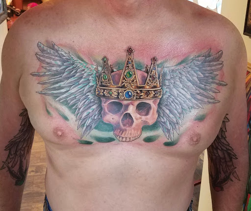 Explore treasure planet tattoo ideas, creative tattoo ideas in Jacksonville, available at Self-Made Tattoo Company