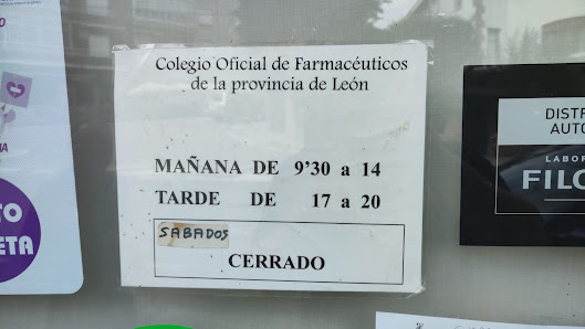 Farmacia Rubial C B C. del Maestro José Alonso del Barrio, 3, 24300 Bembibre, León, España