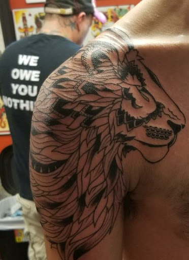 Explore father and daughter c.r.p.s tattoo ideas, creative tattoo ideas in Gadsden, available at Sacred Art Tattoo Company