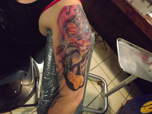 Explore badass mens tattoo ideas, creative tattoo ideas in Princeton, available at Custom Dreams Tattooing and Body Piercing