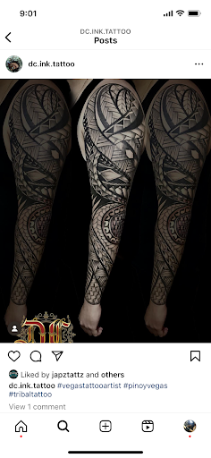 Explore sleeve mens tattoo ideas, creative tattoo ideas in Las Vegas, available at Pogi Tattoo Shop