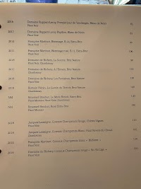 Le Mermoz à Paris menu