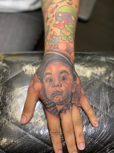 Explore leg tattoo ideas men, creative tattoo ideas in San Diego, available at Hustle Tattoo & Piercing Studio