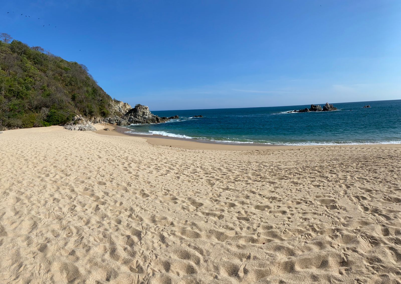 Foto di Punta Arena beach con una superficie del sabbia fine e luminosa