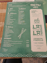 Restaurant de plats à emporter Lala Noodles - Asian Street Food à Naples - menu / carte