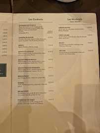 Sablé (anciennement le trio) à Quiberon menu