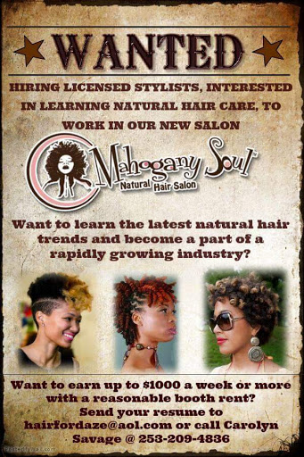 Hair Salon «Mahogany Soul Natural Hair Salon», reviews and photos, 7609 Steilacoom Blvd SW #600, Lakewood, WA 98498, USA