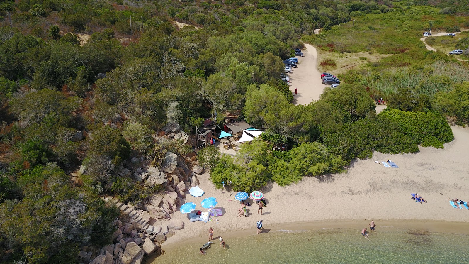 Foto di Bercajo beach area servizi