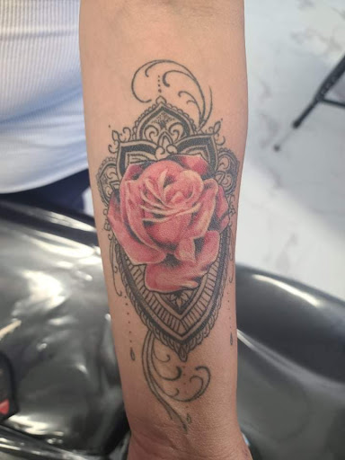 Explore godson tattoo ideas, creative tattoo ideas in Salt Lake City, available at Koi Dragon Tattoos