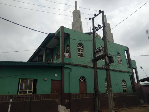 Obele Oniwala Central Mosque, Oju Elegba Rd, Ikate, Lagos, Nigeria, Art Gallery, state Lagos
