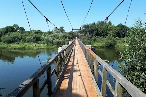 The longest suspension bridge in Lithuania image