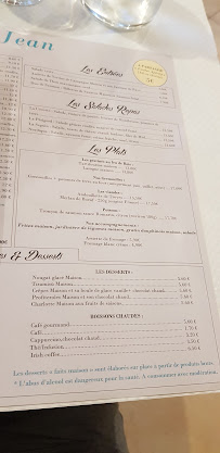 Menu / carte de Restaurant Au Four De Saint Jean à Saint-Jean-Saint-Maurice-sur-Loire