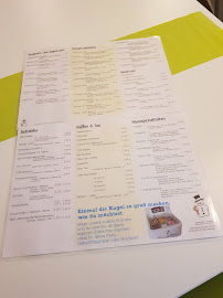 Menu du Eiscafé Winter à Falkenberg/Elster