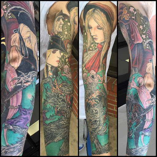 Explore easy tattoo cover up ideas, creative tattoo ideas in Levittown, available at Valor Tattoo 5-Points