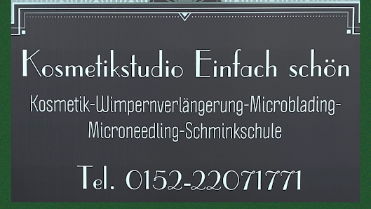 Kosmetikstudio Einfach schön Hauptstraße 67, 99195 Nöda, Deutschland