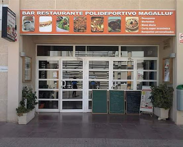 Restaurante polideportivo Magaluf Av. Palmeres, 18, 07181 Magaluf, Balearic Islands, España