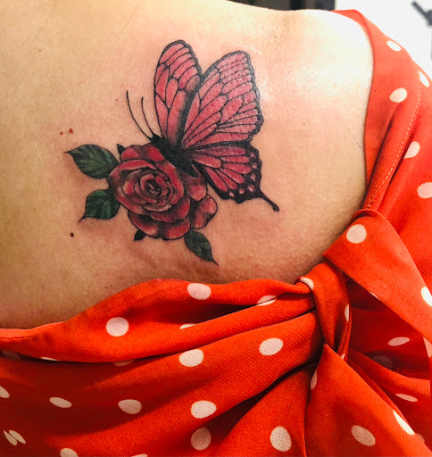 Explore unique lettering tattoo ideas, creative tattoo ideas in Vienna, available at Wicked Goddess Body Art