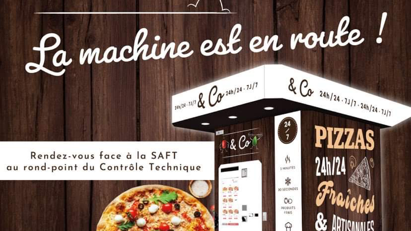 Distributeur automatique pizzas 24h/24h 7j/7j K PIZZ Nersac