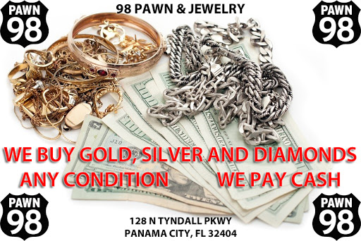 Pawn Shop «98 Pawn & Jewelry», reviews and photos, 128 N Tyndall Pkwy, Panama City, FL 32404, USA