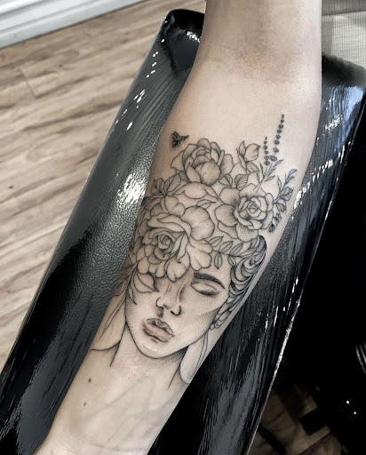 Explore motley crue tattoo ideas, creative tattoo ideas in Hermosa Beach, available at Hermosa Ink Collective Tattoo Piercing