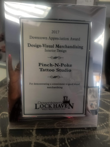 Tattoo Shop «Pinch-N-Poke Tattoo Studio», reviews and photos, 212 N Vesper St, Lock Haven, PA 17745, USA