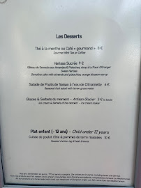 Restaurant La Croisée des Saveurs à Arles (la carte)