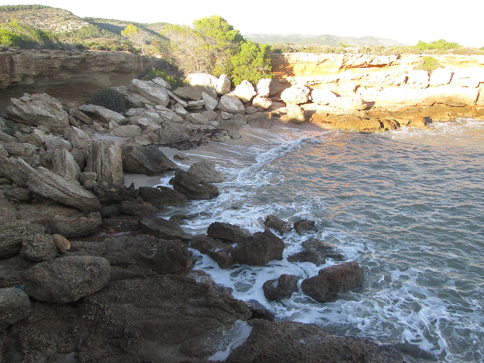 Fotografija Cala Argilaga 2 z kevyt hiekka ja kivi površino