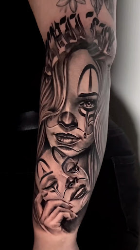 Explore clock tattoo ideas for females, creative tattoo ideas in Culver City, available at Art Collector Tattoo