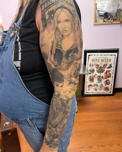 Explore b tattoo ideas, creative tattoo ideas in Manchester, available at Electric Avenue Tattoos