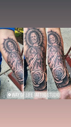 Explore cool female tattoo ideas, creative tattoo ideas in Reading, available at Way Of Life Tattoo Studio